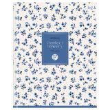 Дневник 1-11 кл. 40л. (твердый) BG "Синие цветы", матовая ламинация, тиснение фольгой