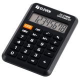 Калькулятор карманный Eleven LC-210NR, 8 разрядов, питание от батарейки, 64*98*12мм, черный Калькулятор карманный Eleven LC-210NR, 8 разрядов, питание от батарейки, 64*98*12мм, черный