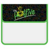 Папка для тетрадей 1 отделение, ArtSpace "Positive smile", А5, пластик, на липучке Папка для тетрадей 1 отделение, ArtSpace "Positive smile", А5, пластик, на липучке