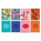 Тетрадь 80л., А5, клетка на гребне BG "Идеальный цветок", двойная обложка