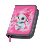Пенал 1 отделение, 200*140*40 Berlingo "Dreamy Bunny", дополнительная откидная секция, полиэстер