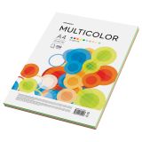 Бумага цветная OfficeSpace "Мультиколор", А4, 80г/м2, 100л., (10 цветов)