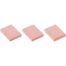 Самоклеящийся блок OfficeSpace, 38*51мм, 3 блока по 100л., розовая пастель