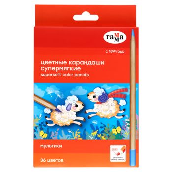 Карандаши цветные Гамма 