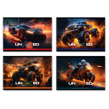 Альбом для рисования 24л., А4, на гребне BG 