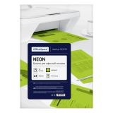 Бумага цветная OfficeSpace "Неон" А4, 75г/м2, 50л. (зеленый)