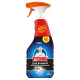 Чистящее средство спрей для ванной Туалетный утенок "Супер Сила. Видимый эффект", антиналет, дезинф, 520мл