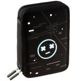 Пенал 2 отделения, 200*140*45 мм, Berlingo "Smile", полиэстер