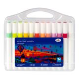 Маркеры акриловые Гамма "Классические", 24 цв., трехгран., пластик.бокс