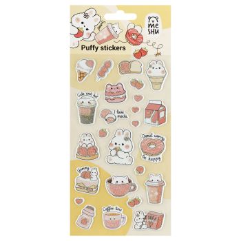 Наклейки объемные MESHU 