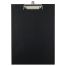Планшет с зажимом OfficeSpace А4, ПВХ, черный