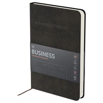 Ежедневник недатированный, А5, 136л., мягкий переплет, кожзам, BG 