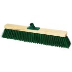 Щетка для уборки OfficeClean Профессиональная, техническая, 40см, жесткая щетина 5,5 см, деревянная, еврорезьба